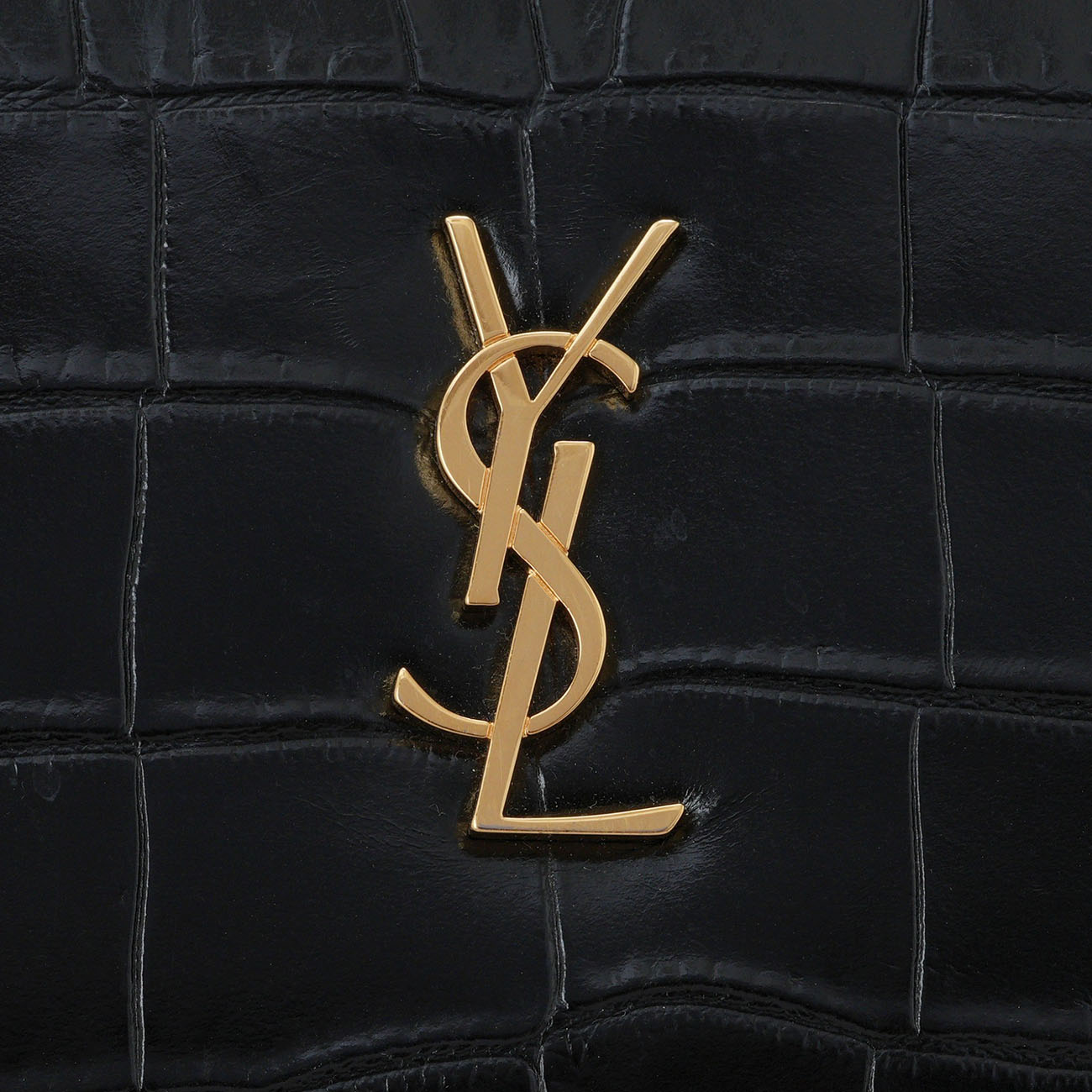 YVES SAINT LAURENT(USED)생로랑 558070 모노그램 크로커다일 클러치